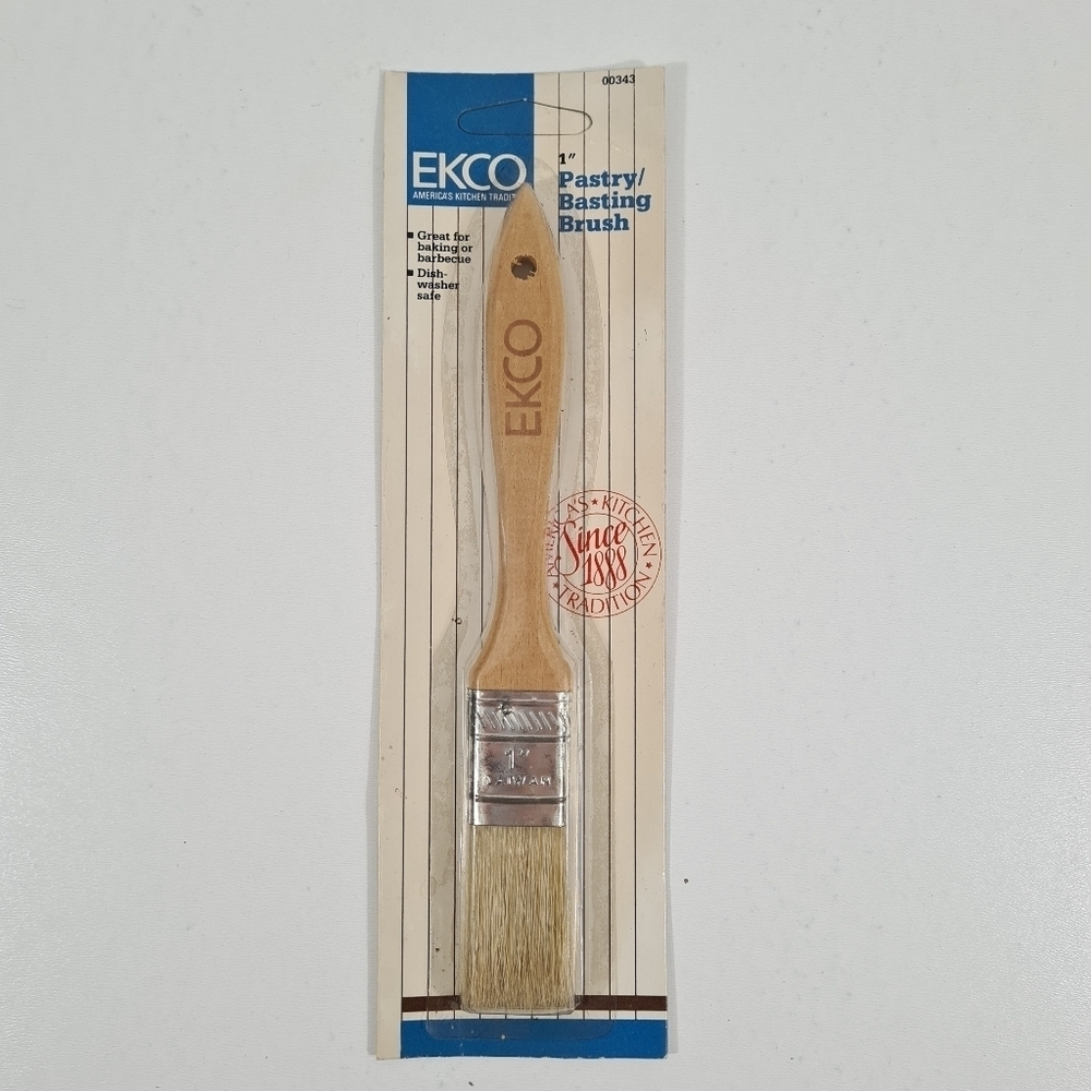 Ekco Vintage Pastry Brush 1" New